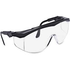 Safety Glasses w/Black Frame